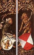 Albrecht Durer Sylvan Men with Heraldic Shields France oil painting artist